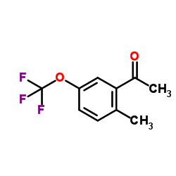 1-[2-Methyl-5-(trifluoromethoxy)phenyl]ethanone Structure