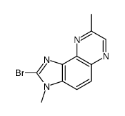 2-bromo-3,8-dimethylimidazo[4,5-f]quinoxaline Structure