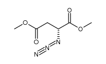 (R)-dimethyl 2-azidosuccinate结构式