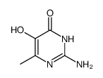 2-Amino-5-hydroxy-6-methylpyrimidin-4(1H)-one Structure