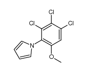 1-(2,3,4-trichloro-6-methoxyphenyl)-1H-pyrrole结构式