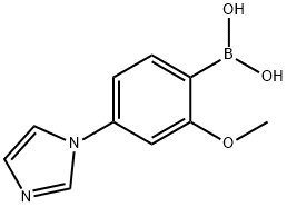 2-Methoxy-4-(imidazol-1-yl)phenylboronic acid picture