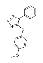 5-(4-methoxy-phenoxy)-1-phenyl-1H-tetrazole Structure