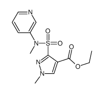 ethyl 1-methyl-3-(methyl-pyridin-3-yl-sulfamoyl)pyrazole-4-carboxylate picture