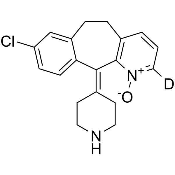 Desloratadine-d1 N-oxide结构式