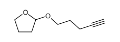 2-(pent-4-yn-1-yloxy)tetrahydrofuran结构式