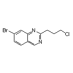 7-Bromo-2-(3-chloropropyl)quinazoline Structure