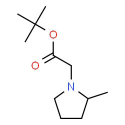 tert-Butyl 2-(2-Methyl-1-pyrrolidinyl)acetate picture