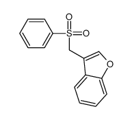 3-(benzenesulfonylmethyl)-1-benzofuran Structure