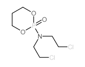 N,N-bis(2-chloroethyl)-2-oxo-1,3,2$l^{5}-dioxaphosphinan-2-amine结构式