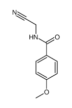 N-(Cyanomethyl)-4-methoxybenzamide structure