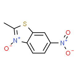 Benzothiazole, 2-methyl-6-nitro-, 3-oxide (8CI) Structure