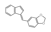 1,3-Benzodioxole,5-(1H-inden-1-ylidenemethyl)-结构式