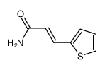 β-(thien-2-yl) acrylamide结构式