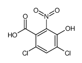 4,6-dichloro-3-hydroxy-2-nitrobenzoic acid picture