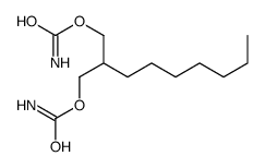 2-(carbamoyloxymethyl)nonyl carbamate结构式