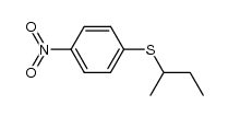 4-nitro-1-(1-methylpropylthio)benzene Structure