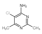 4-氨基-5-氯-2,6-二甲基嘧啶结构式