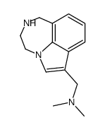 Pyrrolo(3,2,1-jk)(1,4)benzodiazepine, 7-((dimethylamino)methyl)-1,2,3, 4-tetrahydro- structure