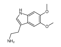 5,6-dimethoxy-1H-indole-3-ethylamine structure