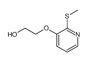 Ethanol, 2-[[2-(methylthio)-3-pyridinyl]oxy]- (9CI)结构式