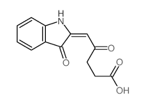 Pentanoic acid,5-(1,3-dihydro-3-oxo-2H-indol-2-ylidene)-4-oxo- picture