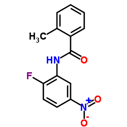 N-{2-fluoro-5-nitrophenyl}-2-methylbenzamide结构式