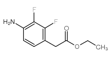 4-AMINO-2,3-DIFLUOROBENZENE ACETIC ACID ETHYL ESTER structure