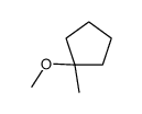 1-methoxy-1-methylcyclopentane结构式