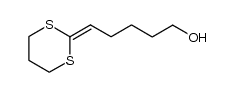 5-([1,3]dithian-2-ylidene)pentan-1-ol Structure