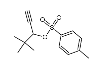 4,4-dimethyl-3-(toluene-4-sulfonyloxy)-pent-1-yne Structure