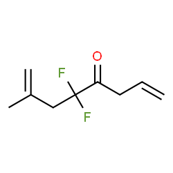 1,7-Octadien-4-one,5,5-difluoro-7-methyl-结构式