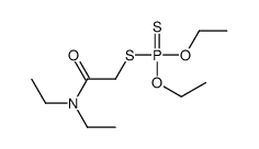 2-diethoxyphosphinothioylsulfanyl-N,N-diethyl-acetamide structure