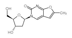 6-METHYL-3-(BETA-D-2-DEOXY-RIBOFURANOSYL)FURANO[2,3-D]PYRIMIDIN-2-ONE Structure