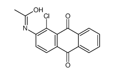 N-(1-chloro-9,10-dioxoanthracen-2-yl)acetamide Structure