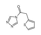 2-(2-Thienyl)-1-(4H-1,2,4-triazol-4-yl)ethanone Structure