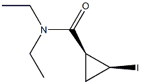 (cis)-N,N-diethyl-2-iodocyclopropanecarboxaMide structure