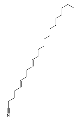 docosa-5,9-dienenitrile Structure