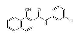 N-(3-chlorophenyl)-1-hydroxy-naphthalene-2-carboxamide Structure