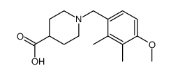 1-[(4-methoxy-2,3-dimethylphenyl)methyl]piperidine-4-carboxylic acid Structure