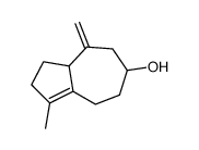 3-methyl-8-methylidene-2,4,5,6,7,8a-hexahydro-1H-azulen-6-ol结构式