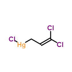 Chloro(3,3-dichloro-2-propen-1-yl)mercury Structure