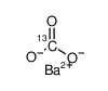 Carbonate-13C barium structure