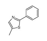 5-methyl-2-phenylthiazole structure