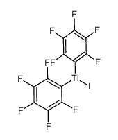 bis-(pentafluoro phenyl) thallium iodide Structure