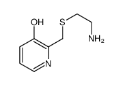 2-(2-aminoethylsulfanylmethyl)pyridin-3-ol Structure