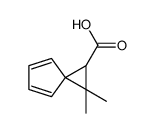 2,2-dimethylspiro[2.4]hepta-4,6-diene-1-carboxylic acid结构式