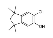 6-chloro-1,1,3,3-tetramethylindan-5-ol结构式