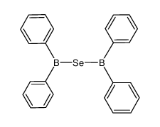 bis(diphenylboryl)selenane Structure