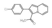 1-[2-(4-CHLORO-PHENYL)-INDOLIZIN-3-YL]-ETHANONE Structure